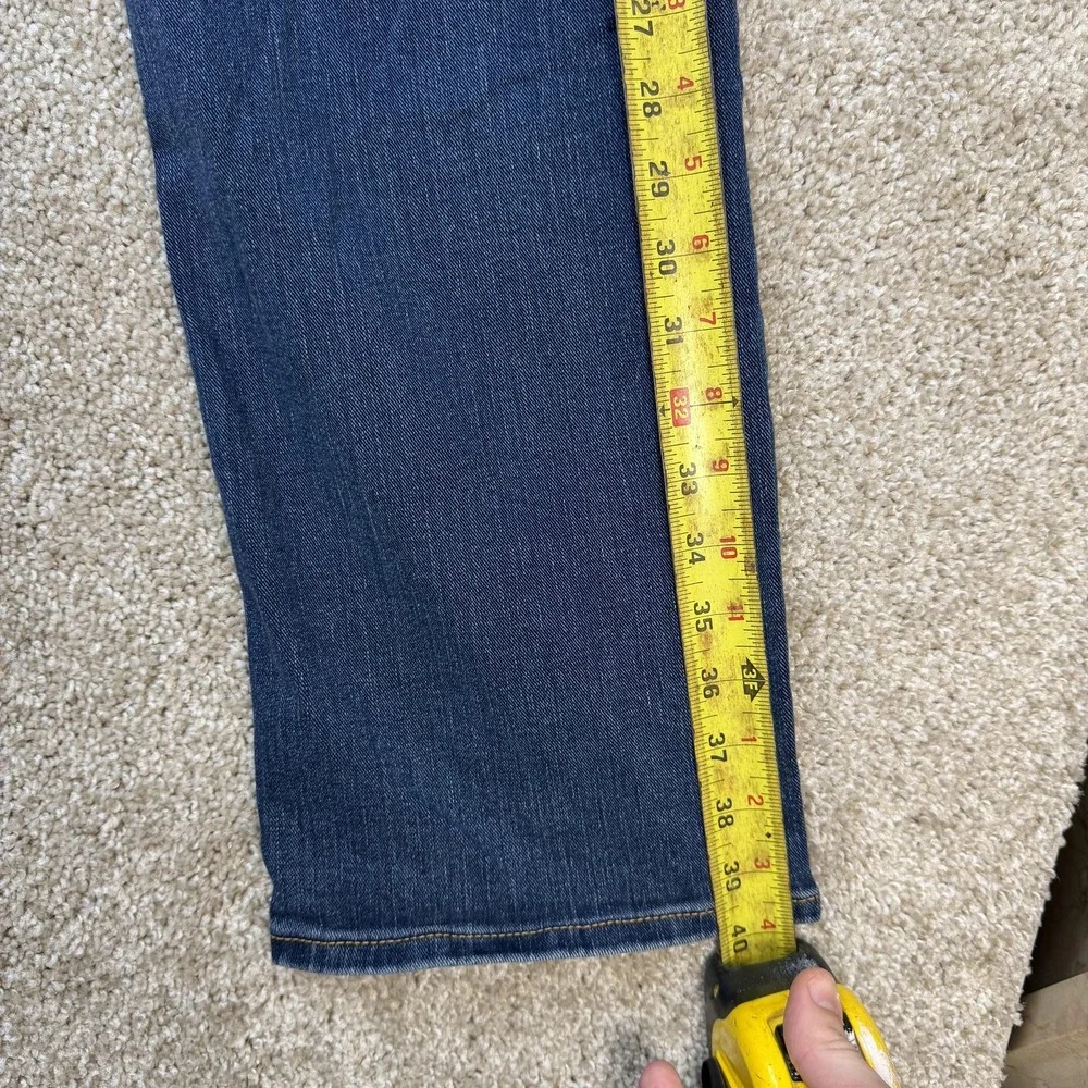 Calvin Klein Jeans Mens 34x29 Medium Wash Blue Denim Regular Straight Casual
